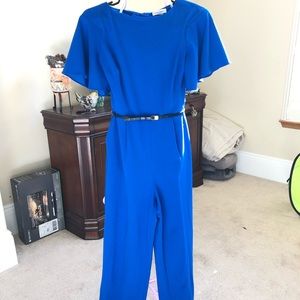Blue jumpsuit